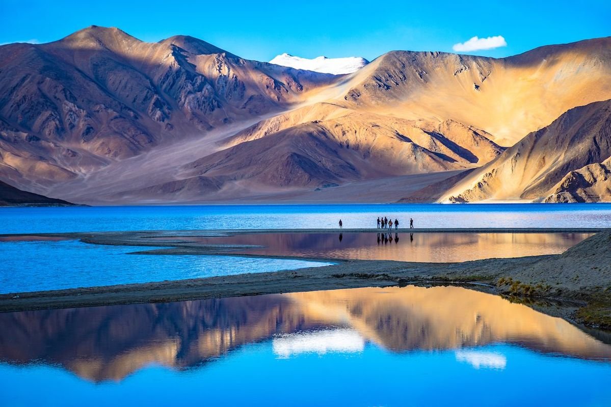 Ladakh mountains and lake